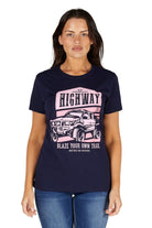 Bullzye Womens Shirts Bullzye Tee Womens Olivia