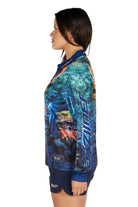 Bullzye Womens Shirts Bullzye Tee Womens Waterfall