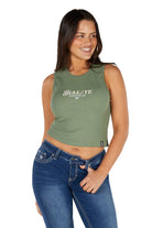Bullzye Womens Shirts Bullzye Top Womens Anita Crop