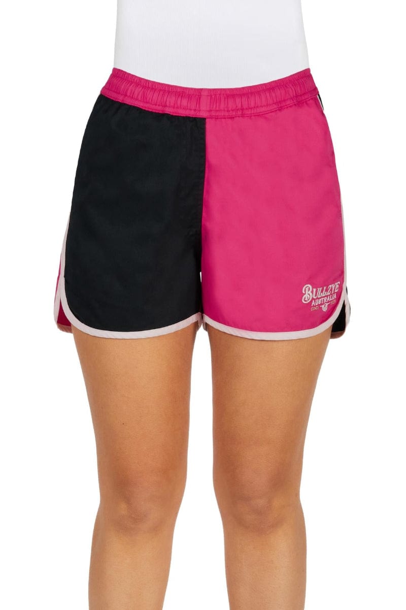 Bullzye Womens Shorts- Skirts - Dresses 08 / Black/Pink Bullzye Shorts Womens Rachel