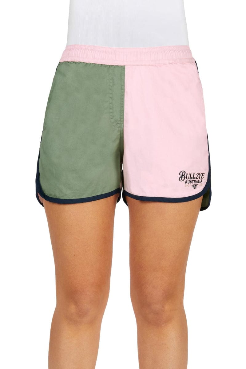 Bullzye Womens Shorts- Skirts - Dresses 08 / Moss/Blush Bullzye Shorts Womens Rachel
