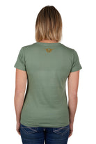 Bullzye Womens Tops Bullzye Tee Womens Foliage (B3S2503321)