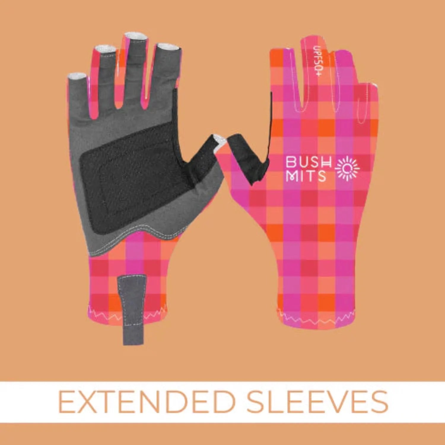 Bush Mits Gloves S / Golden Hour Bush Mits Gloves Extended Sleeves Gingham
