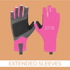 Bush Mits Gloves S / Pink Bush Mits Gloves Extended Sleeves The Carolyn's
