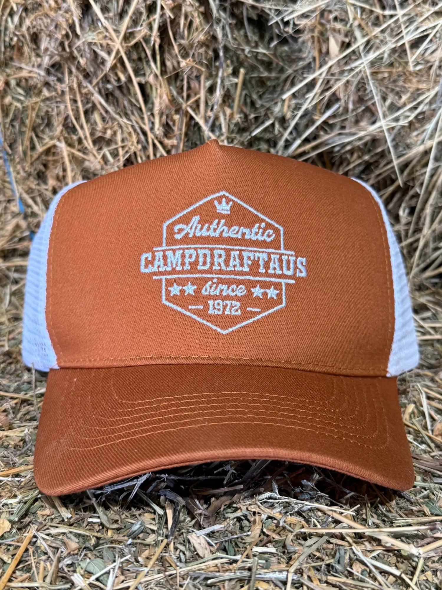 Campdraft Aus Caps Rust Campdraft Aus Cap Heritage Cotton Trucker