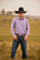 Campdraft Aus Mens Shirts M / Red/Blue Campdraft Aus Shirt Mens Plaid