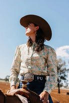 Campdraft Aus Womens Shirts 06 / Spring Floral Campdraft Aus Shirt Womens Ninety Spring Floral