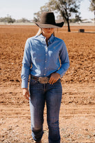 Campdraft Aus Womens Shirts 12 / Denim Wash Campdraft Aus Shirt Womens Ninety Classic Fit