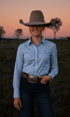 Campdraft Aus Womens Shirts Campdraft Aus Shirt Womens Slim Fit Check
