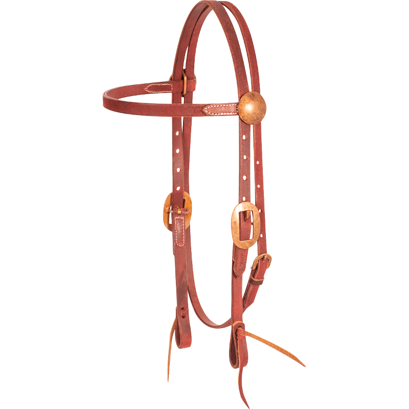 Cashel Bridles Latigo Cashel Headstall Rough-out