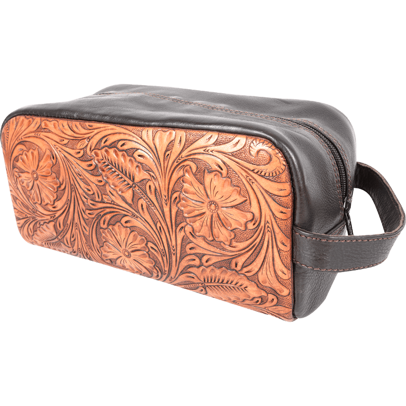 Cashel Gifts & Homewares Cashel Toiletry Bag Tooled (SA-SKAHT)