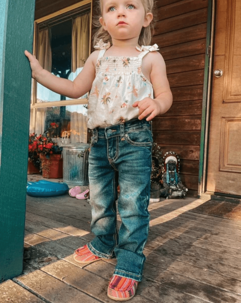 Toddler Baby Girl Jeans Next CC Western Jeans Infant Girls Boot Cut