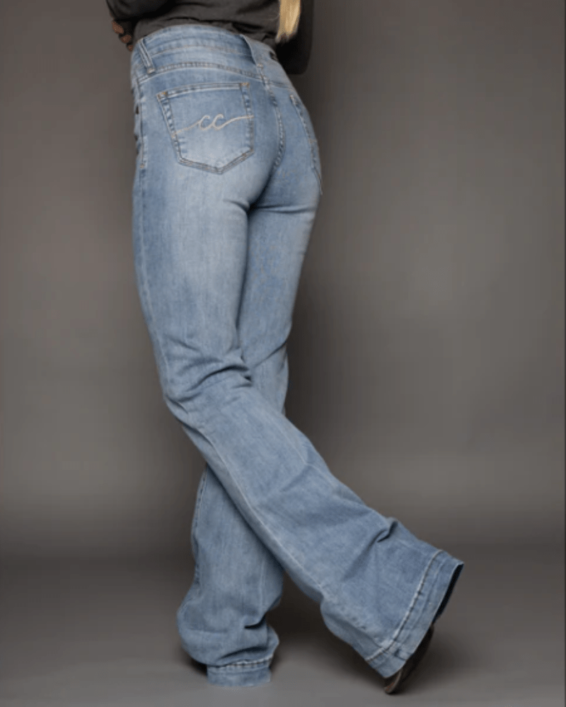 CC Western Womens Jeans 25x36 / Light Wash CC Western Jeans Womens Carissa Classic Trouser