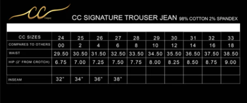 CC Western Womens Jeans CC Western Jeans Womens Signature Series Trouser