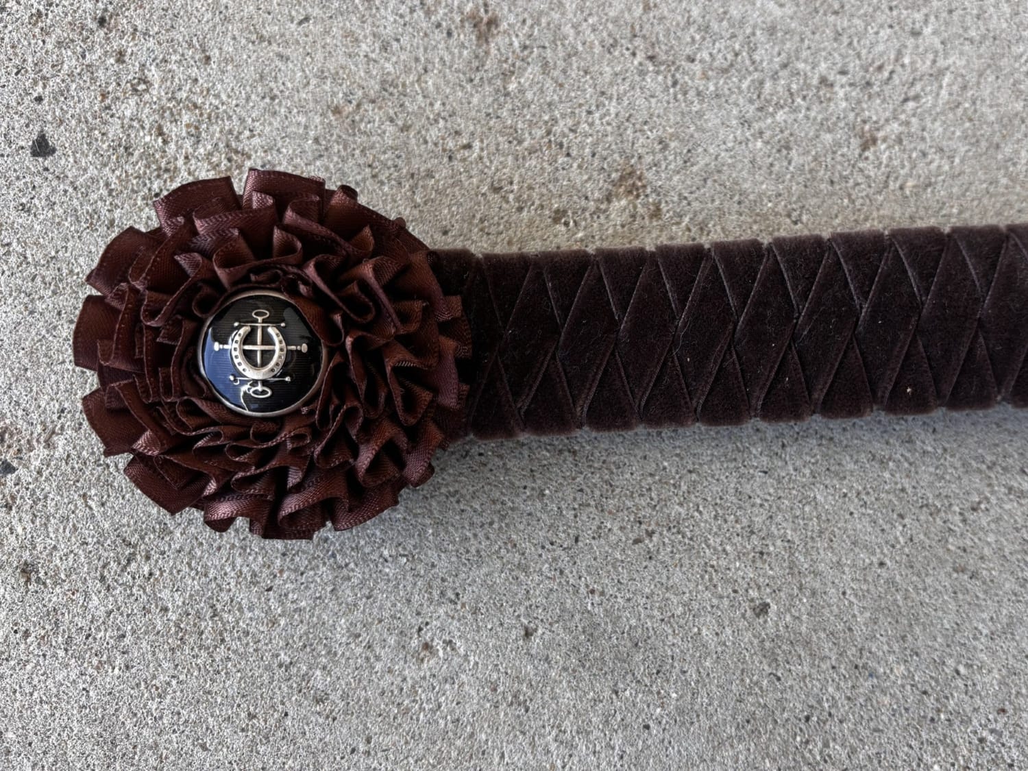 Champions Choice Bridle Accessories Cob/14in / Brown/Horseshoe Champion Choice Browband Hunter
