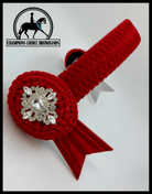 Champions Choice Bridle Accessories Cob / Red Champion Choice Browbands