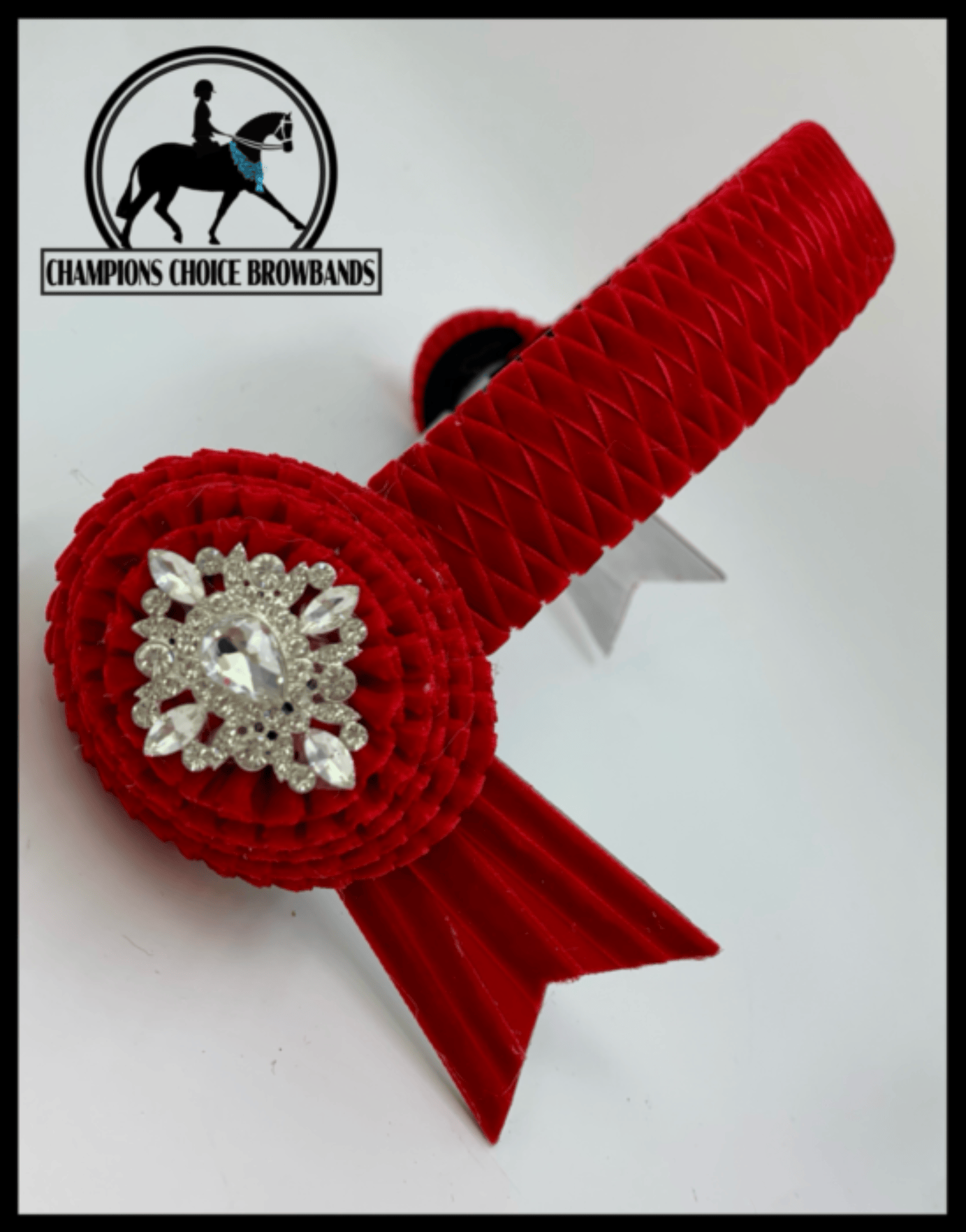 Champions Choice Bridle Accessories Cob / Red Champion Choice Browbands