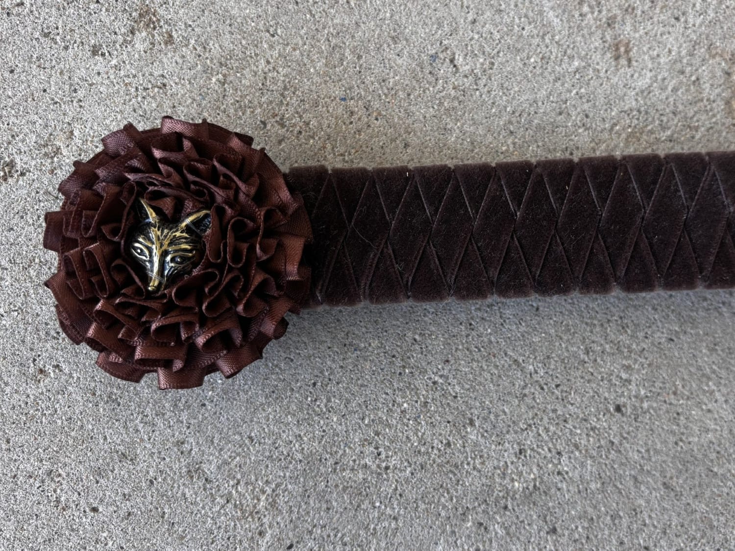 Champions Choice Bridle Accessories Full/15in / Brown/Bronze Fox Champion Choice Browband Hunter
