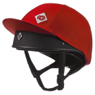 Charles Owen Helmet Accessories Red Charles Owen Helmet Cover Lycra Silk