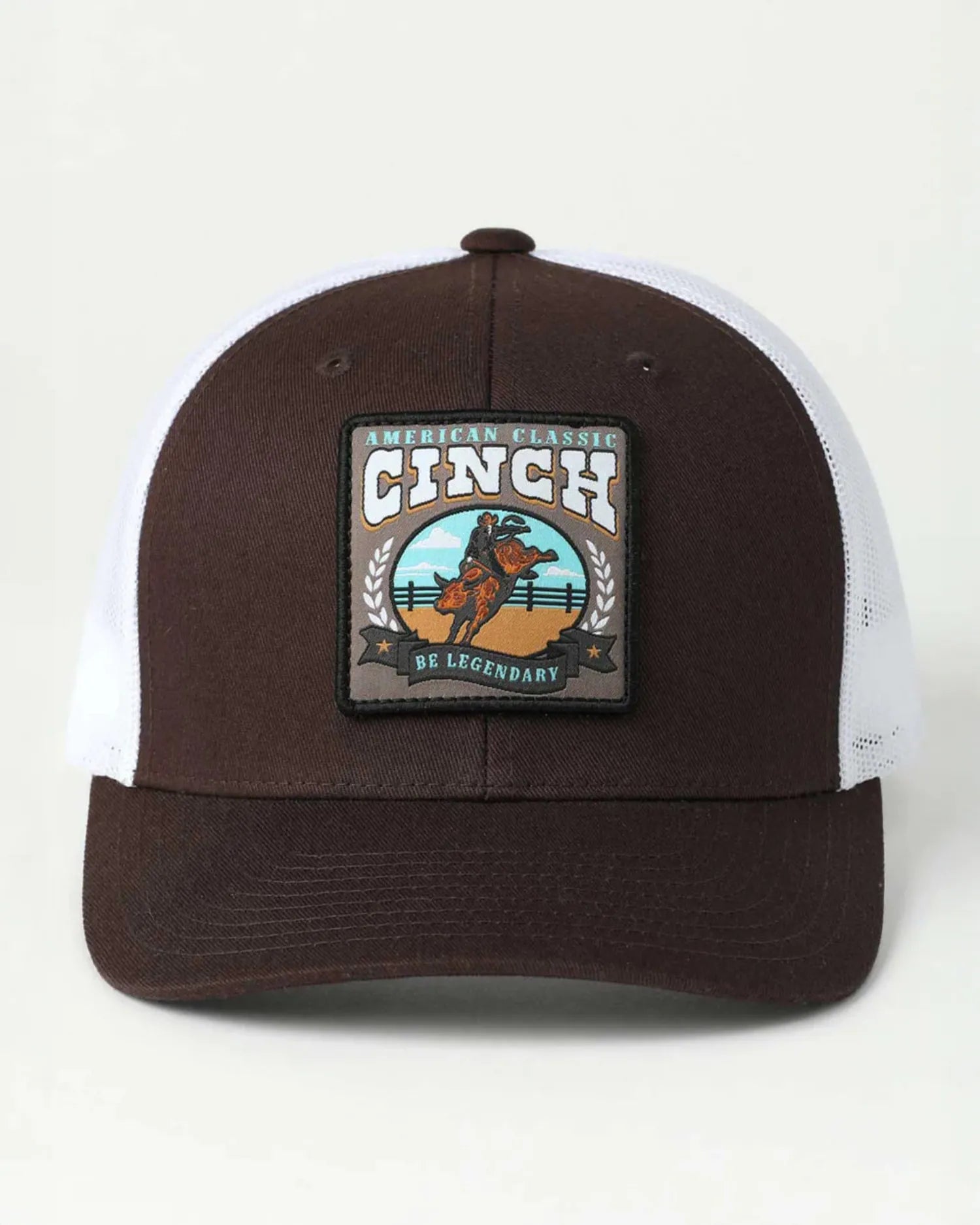 Cinch Caps Brown Cinch Cap Logo American Classic