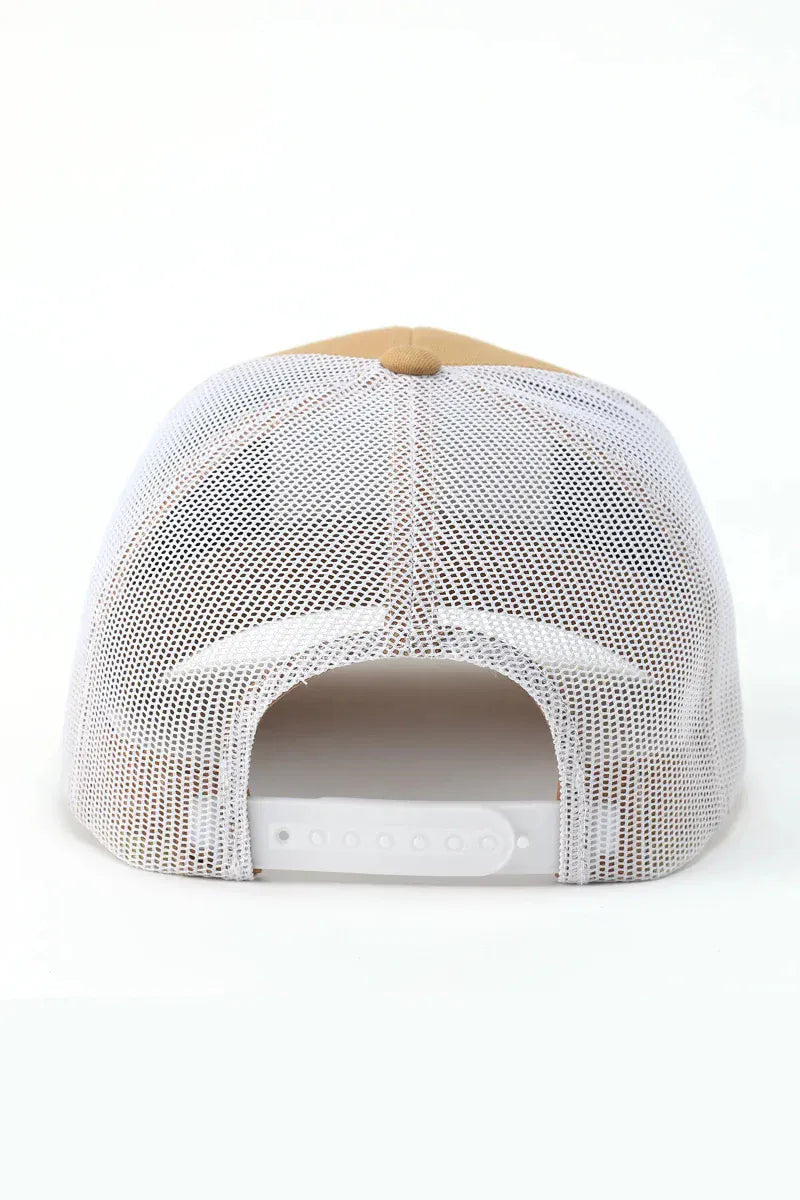 Cinch Caps Brown/White Cinch Cap Trucker Flexifit Logo