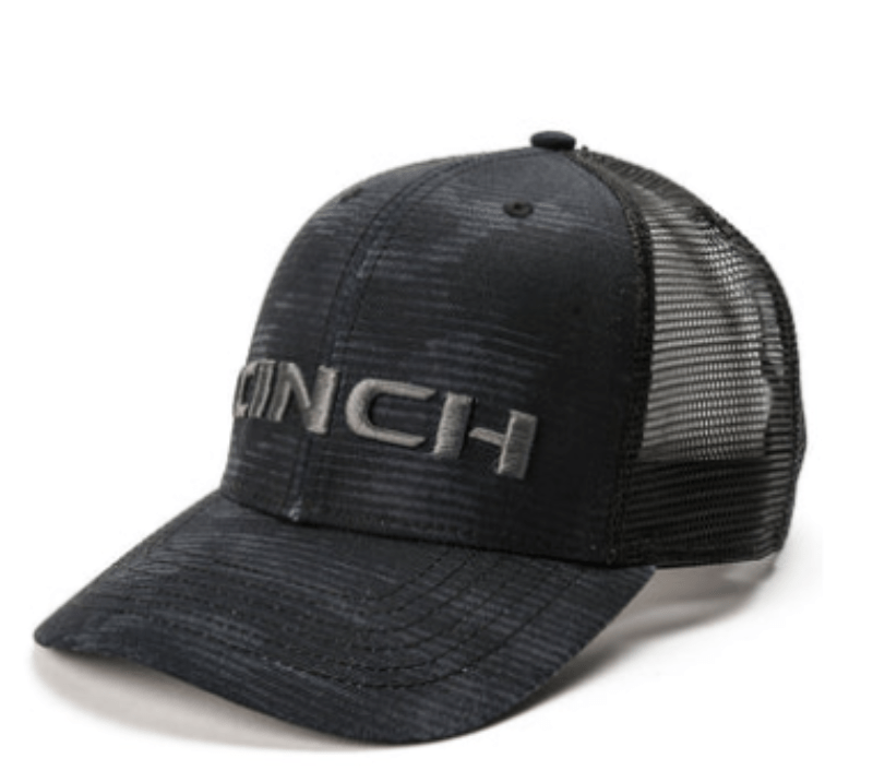 Cinch Caps Cinch Black Logo Trucker Cap