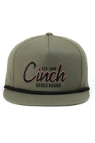 Cinch Caps Olive Cinch Cap Flexifit Logo