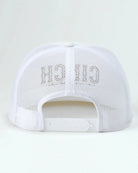 Cinch Caps White Cinch Cap Trucker Logo