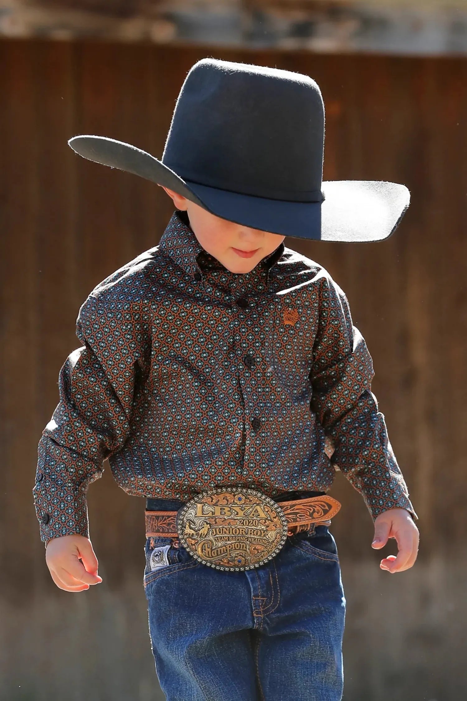 Cinch Kids Shirts 03-06 Months / Brown Cinch Shirt Boys Pattern