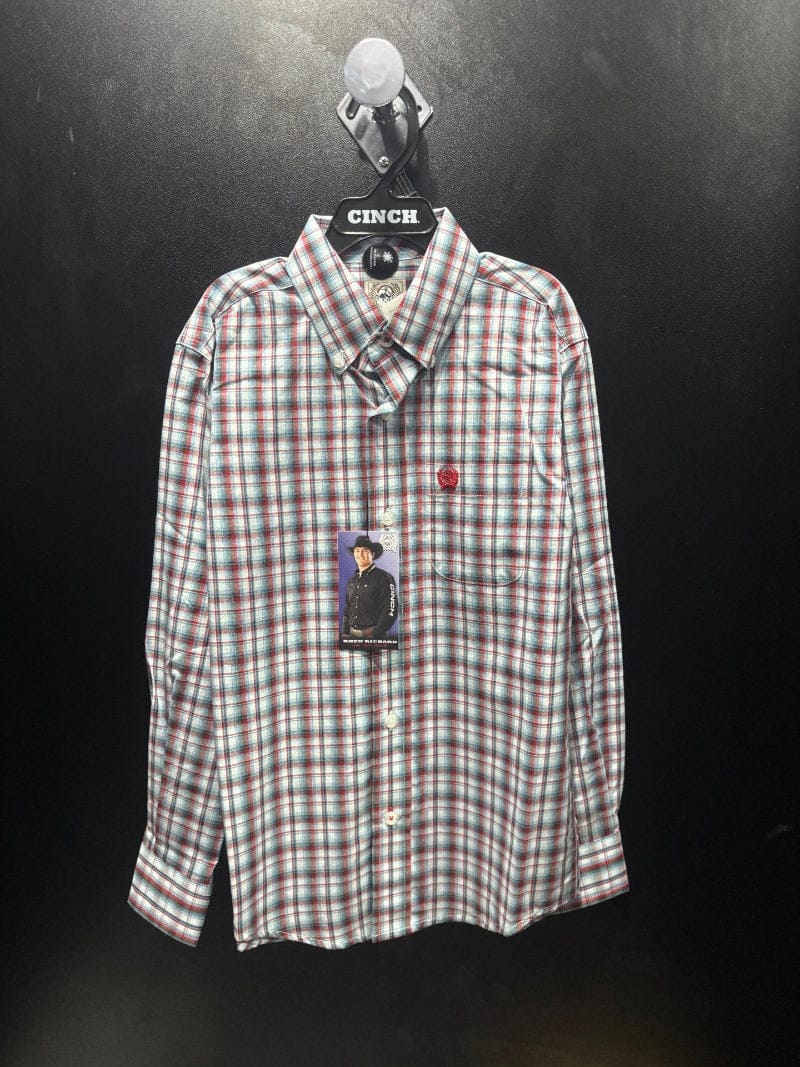 Cinch Kids Shirts S / Blue Cinch Shirt Boys Check