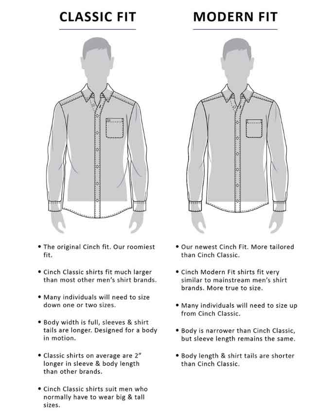 Cinch Mens Shirts Cinch Mens Blue Stripe Shirt