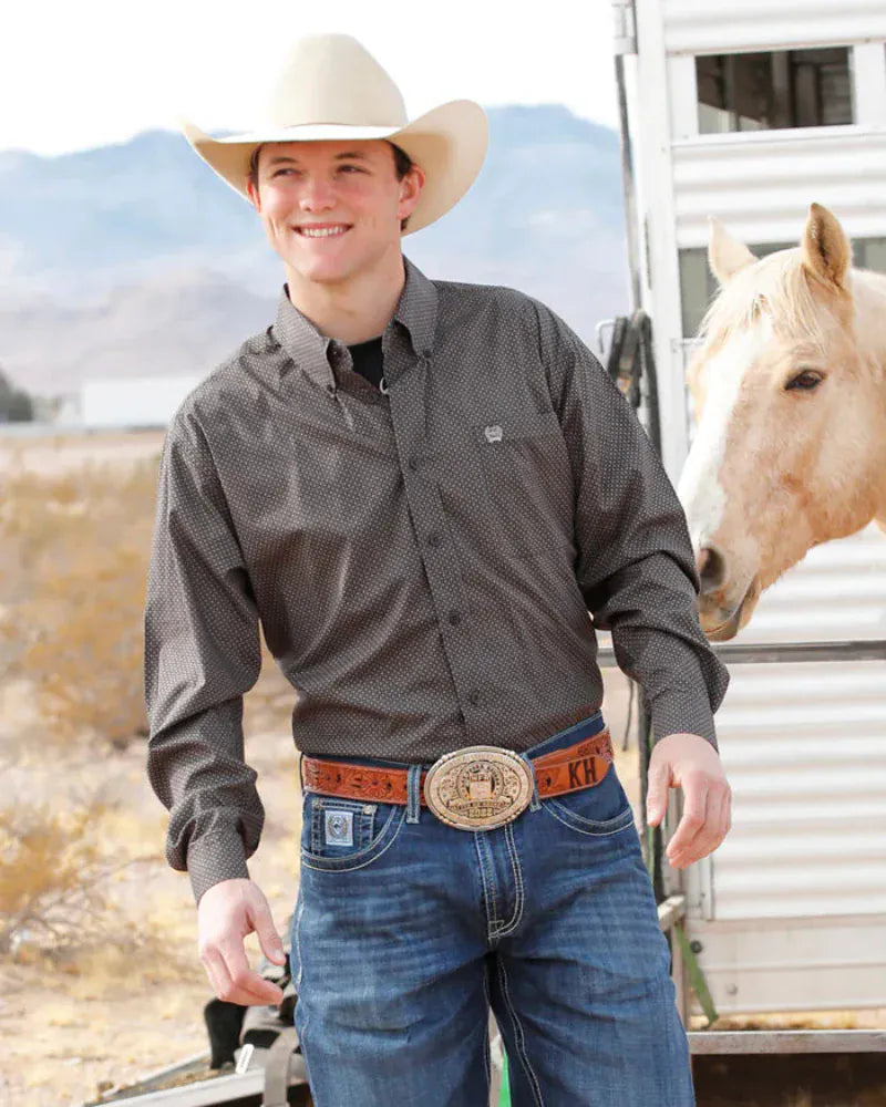 Cinch Mens Shirts Cinch Shirt Mens Classic Fit Stretch