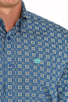 Cinch Mens Shirts Cinch Shirt Mens Cotton Print