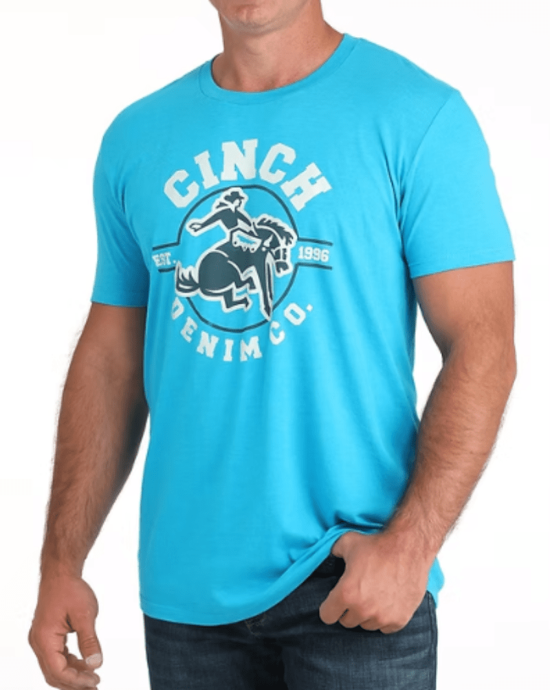 Cinch Mens Shirts S / Blue Cinch Tee Mens Crew