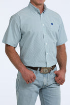 Cinch Mens Shirts S / White Cinch Shirt Mens Cotton Plaid