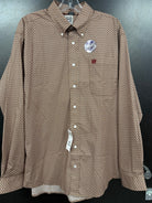 Cinch Mens Shirts XS / Brown Cinch Shirt Mens Classic Fit Stretch