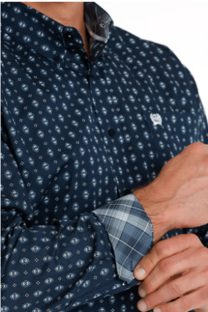 Cinch Mens Shirts XS / Navy Cinch Shirt Mens Print