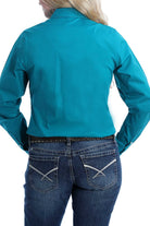 Cinch Womens Shirts Cinch Shirt Womens Arena Solid Teal