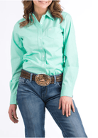 Cinch Womens Shirts XS Cinch Shirt Womens Mint Green