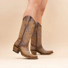 Circle G Womens Boots - Shoes Circle G Boots Womens Embroidery Snip Toe