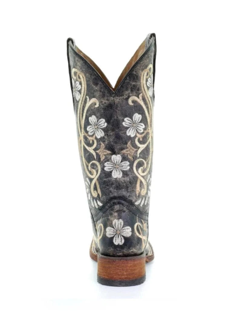 Circle G Womens Boots - Shoes Circle G Boots Womens Floral Embroidery Square Toe