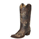 Circle G Womens Boots - Shoes WMN 7 / Distressed Brown Circle G Boots Womens Bone Dragonfly Embroidery