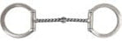 Classic Equine Bits Cob/12.5cm Classic Equine Bit D Ring Twisted Wire Snaffle