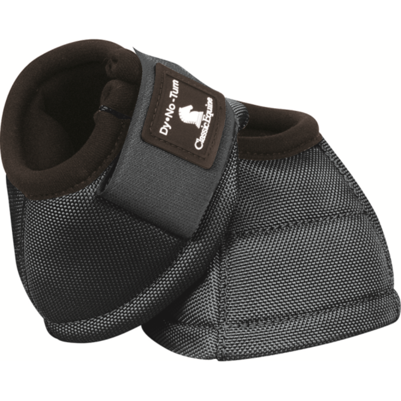 Classic Equine Horse Boots & Bandages M / Black Classic Equine DY NO Turn Bell Boots (CDN100)