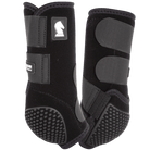 Classic Equine Horse Boots - Bandages M / Black Classic Equine Legacy Boots FRONTS (CLS102)