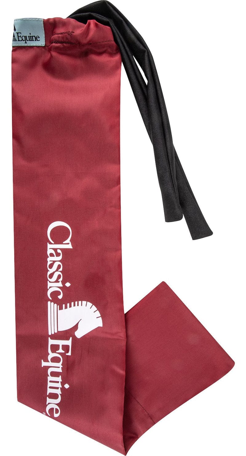Classic Equine Horse Rug Accessories Crimson Red Classic Equine Tail Bag Tie In Slick