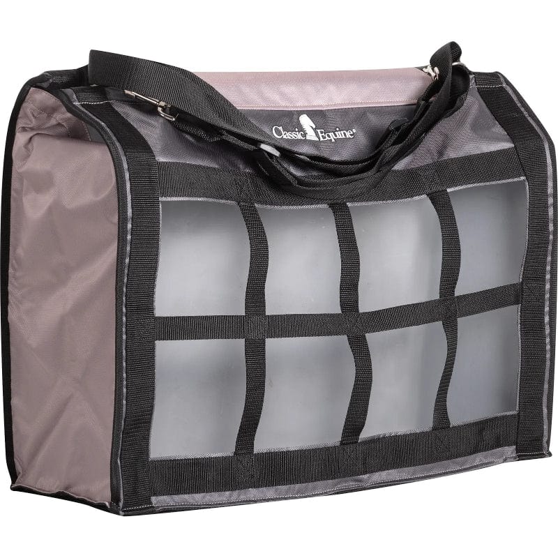 Classic Equine Stable - Tack Room Accessories Grey/Tan Classic Equine Hay Bag Topload