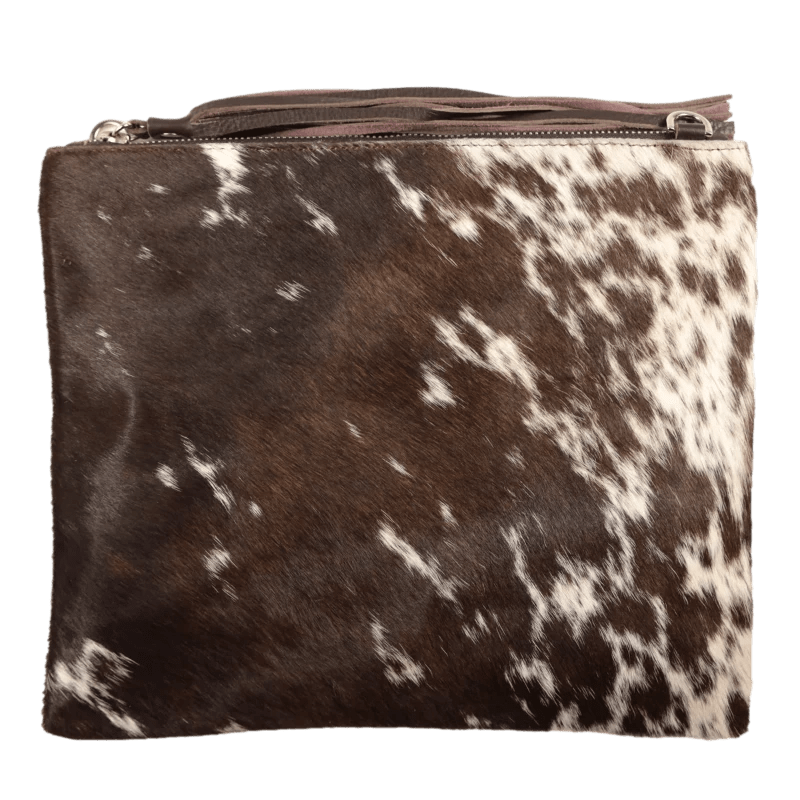 Country Allure Handbags & Wallets Dark Brown Country Allure Sophia Large Cowhide Clutch