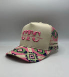 Country Trucker Caps Caps Beige/Pink/Green CTC Cap Trucker Multi Aztec Ponytail High Peak
