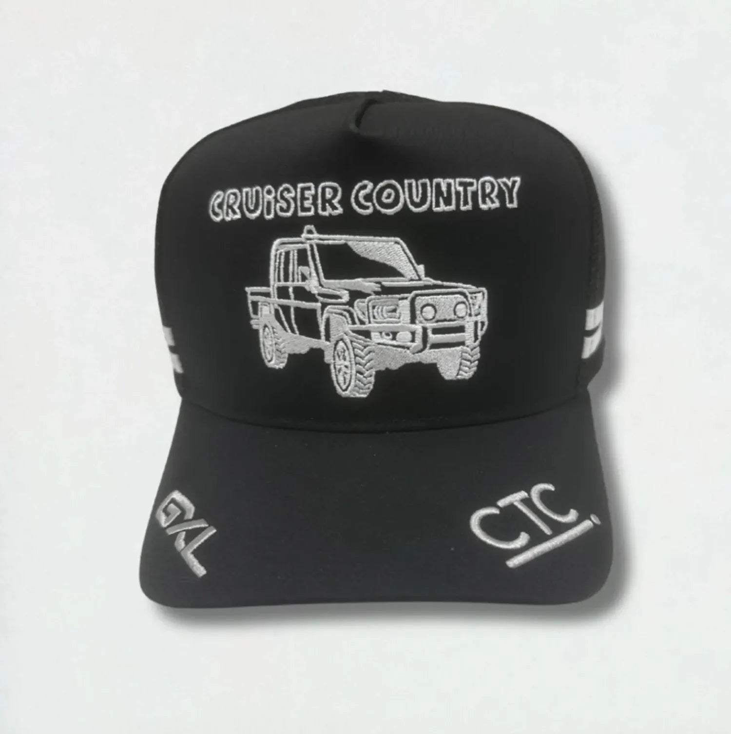 Country Trucker Caps Caps Black/White CTC Cap Trucker Cruiser County 79 OG